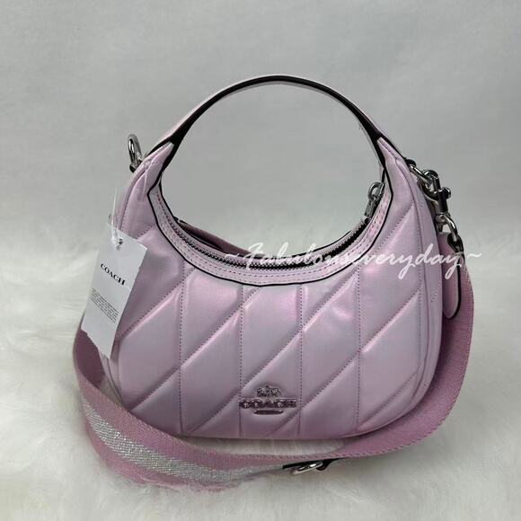 Coach Carmen Mini Crossbody Bag In /Silver/Pink CBI46 NWT - Picture 1 of 8
